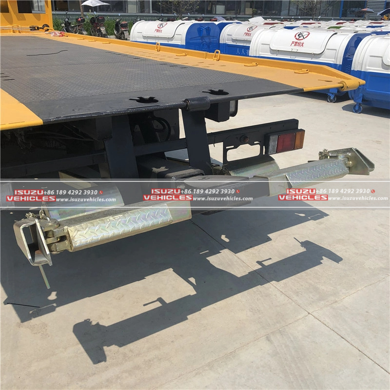 ISUZU 6 Ton Multipurpose Platform Car Carrier Tow Truck Back Details