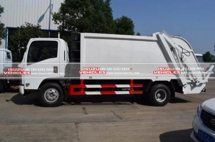 ISUZU 6 Ton Small Light Garbage Compactor Truck Body
