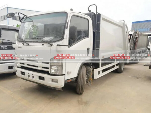 ISUZU 6 Ton Small Light Garbage Compactor Truck Head