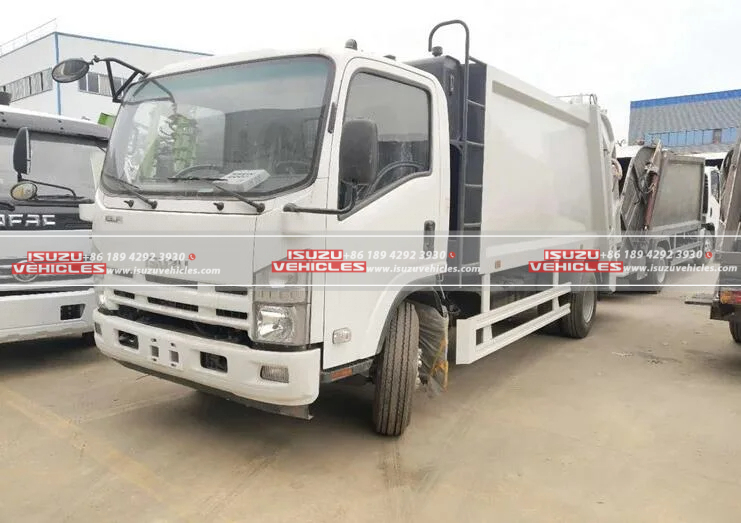 ISUZU 6 Ton Small Light Garbage Compactor Truck Head