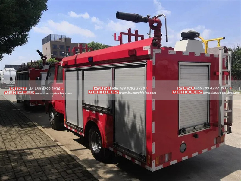 ISUZU 8 Ton Water Tank Foam Fire Truck Back ISUZU 8 Ton Water Tank Foam Fire Truck Back