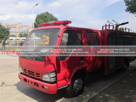 ISUZU 8 Ton Water Tank Foam Fire Truck Left Head