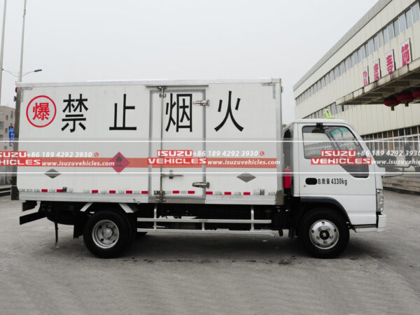 ISUZU Blasting Equipment Transport Cargo Truck Body