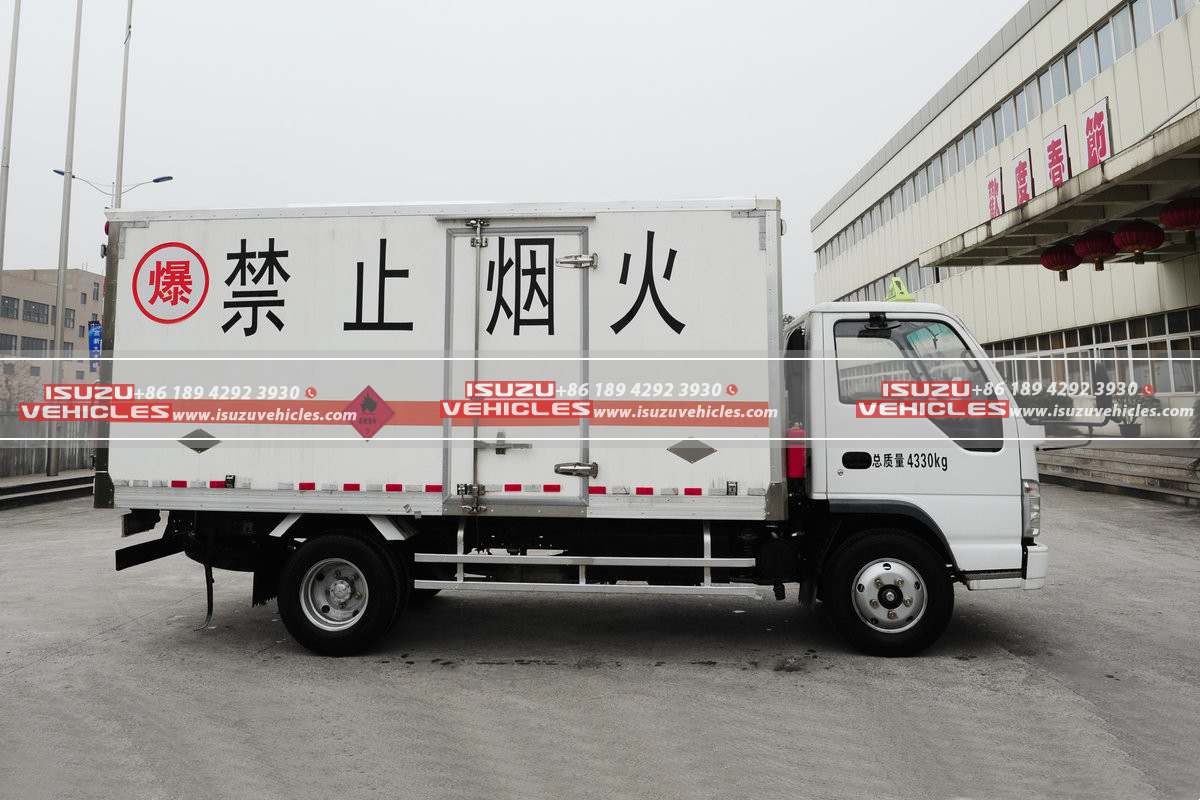 ISUZU Blasting Equipment Transport Cargo Truck Body ISUZU Blasting Equipment Transport Cargo Truck Body
