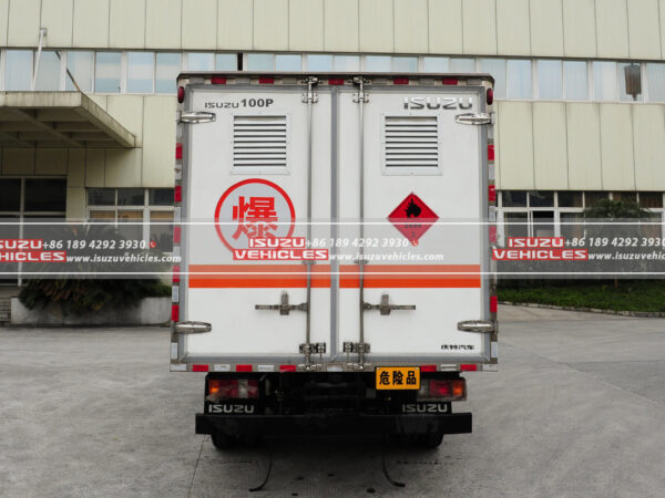 ISUZU Blasting Equipment Transport Cargo Truck Box