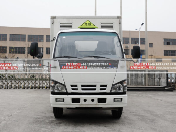 ISUZU Blasting Equipment Transport Cargo Truck Front
