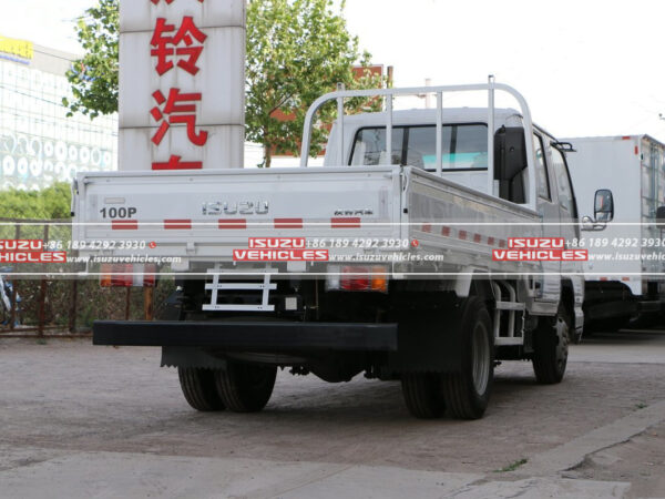 ISUZU Double Row Flatbed Dump Cargo Light Truck Back Right