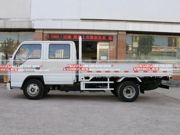 ISUZU Double Row Flatbed Dump Cargo Light Truck Container