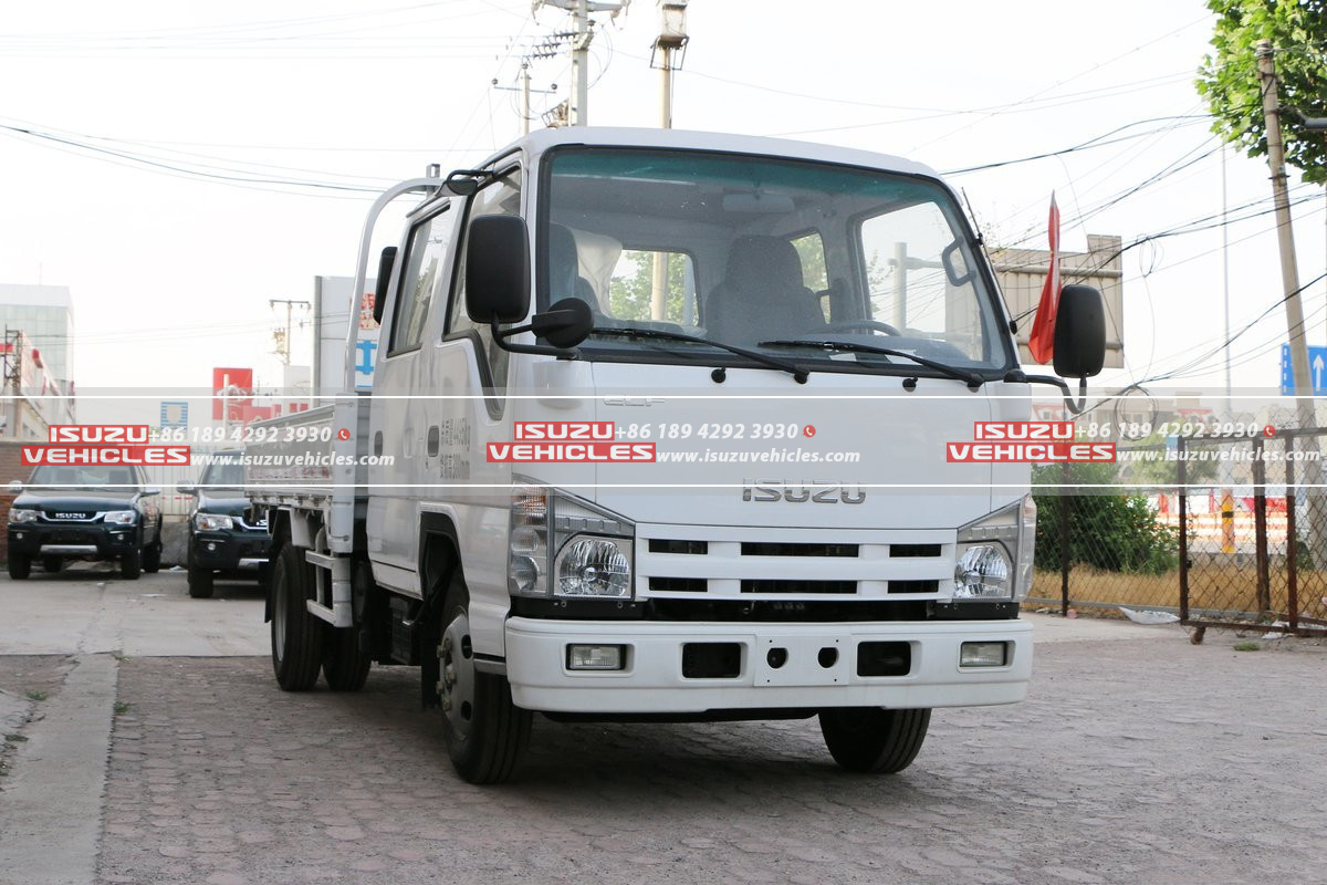 ISUZU Double Row Flatbed Dump Cargo Light Truck ISUZU Double Row Flatbed Dump Cargo Light Truck