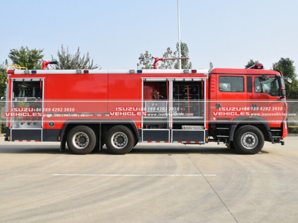 ISUZU Dry Powder and Foam Combined Fire Truck Body
