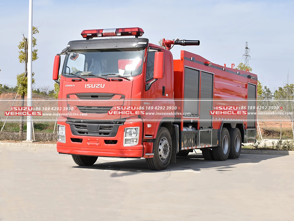ISUZU Dry Powder and Foam Combined Fire Truck ISUZU Dry Powder and Foam Combined Fire Truck