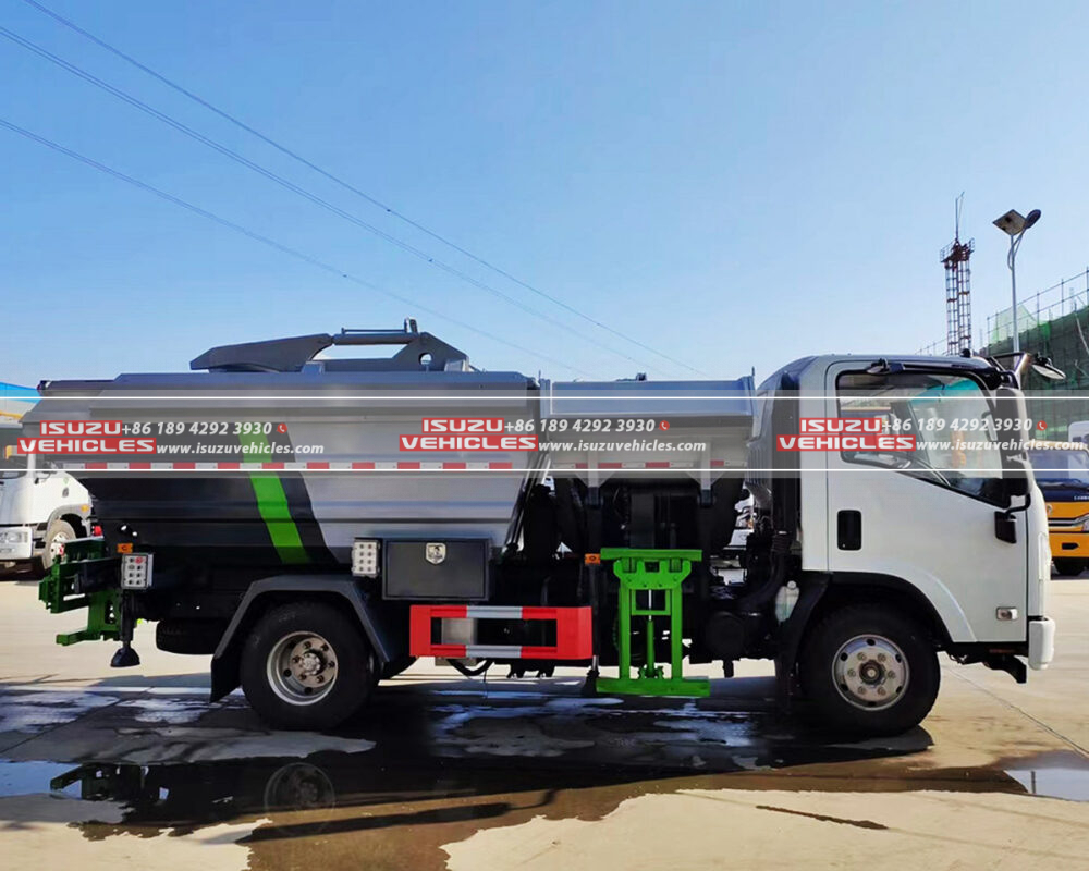 ISUZU Dumper Garbage Collection Truck Container