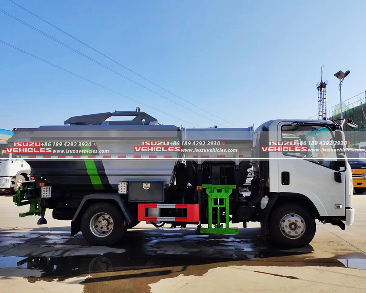 ISUZU Dumper Garbage Collection Truck Container ISUZU Dumper Garbage Collection Truck Container