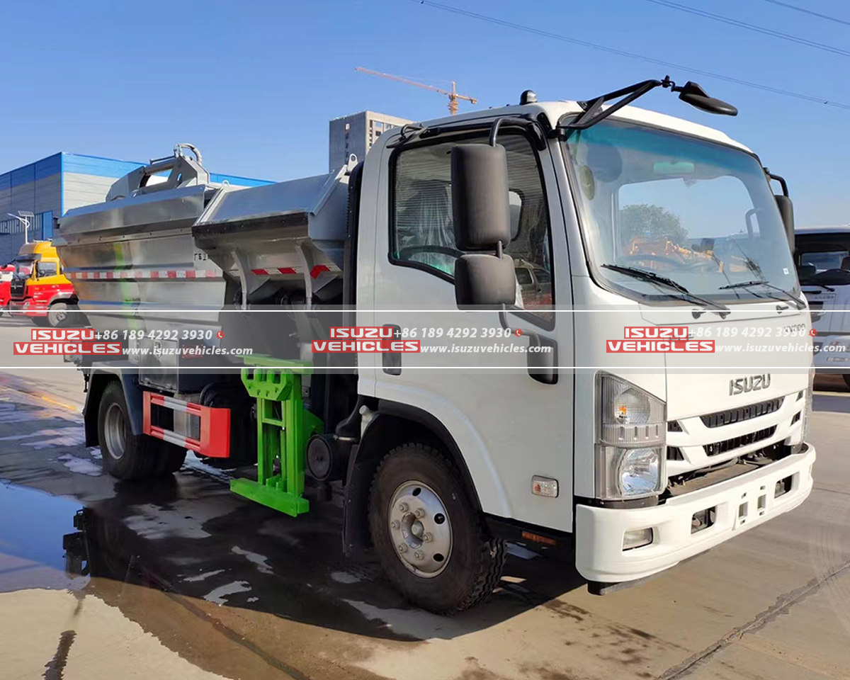 ISUZU Dumper Garbage Collection Truck Front ISUZU Dumper Garbage Collection Truck Front