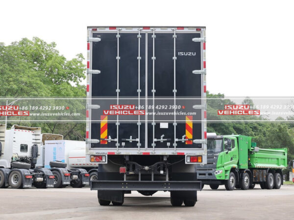 ISUZU GIGA 9.6 Meter Box Cargo Truck Back