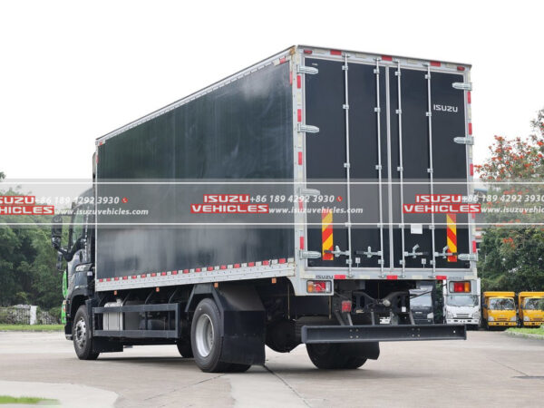 ISUZU GIGA 9.6 Meter Box Cargo Truck Left Back