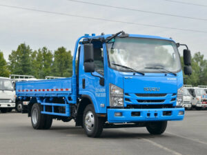 ISUZU KV100 Single-Row Lattice-Side Light Cargo Truck