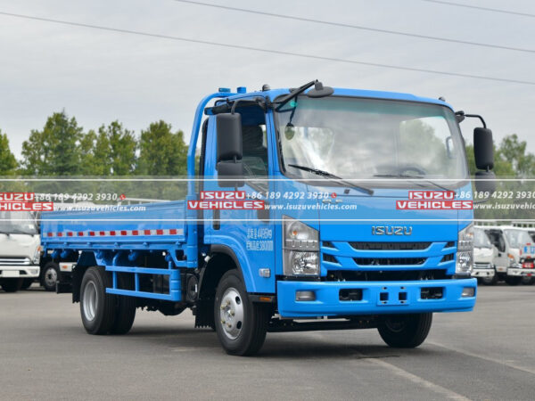 ISUZU KV100 Single-Row Lattice-Side Light Cargo Truck