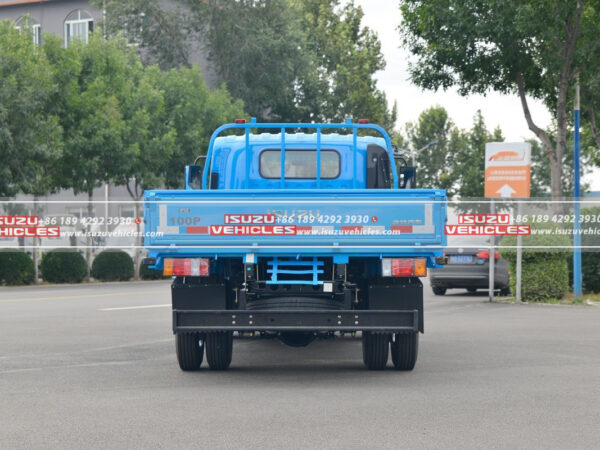 ISUZU KV100 Single-Row Lattice-Side Light Cargo Truck Back