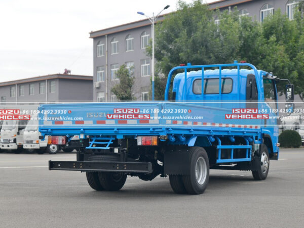 ISUZU KV100 Single-Row Lattice-Side Light Cargo Truck Back Right