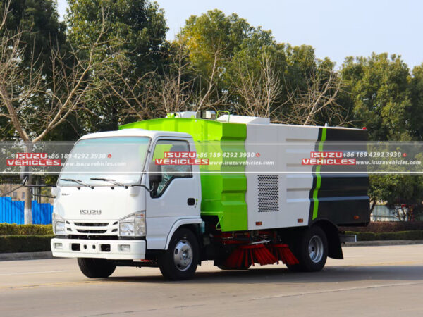 ISUZU Mini Street Sweeper Truck Ram