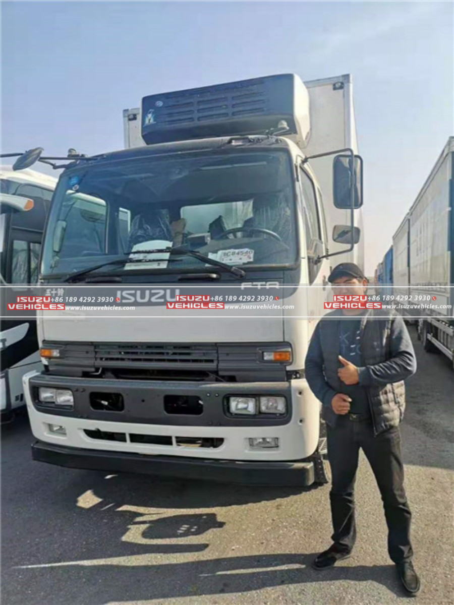 ISUZU Refrigerated Truck Exported to Uzbekistan