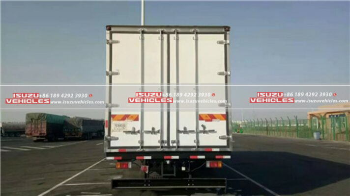 ISUZU Refrigerated Truck back Exported to Uzbekistan