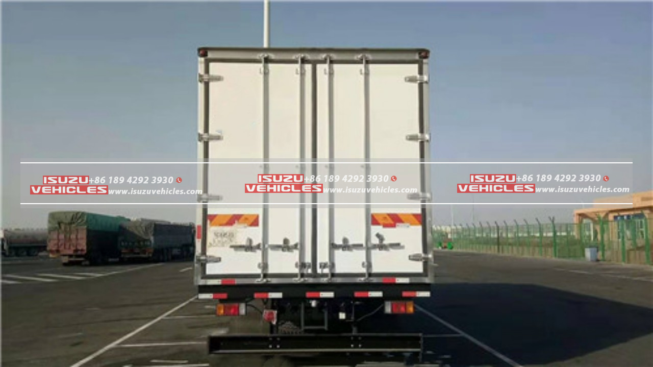 ISUZU Refrigerated Truck back Exported to Uzbekistan