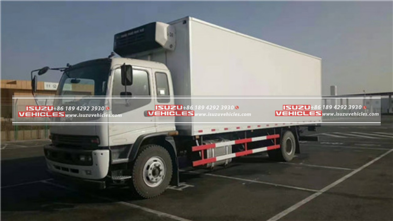 ISUZU Refrigerated Truck front to Uzbekistan