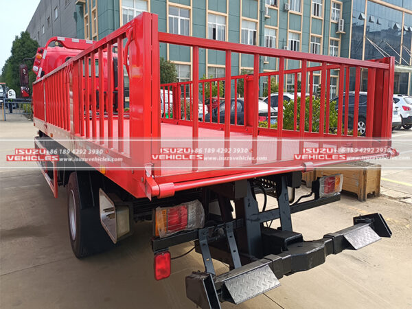 ISUZU Tilt Flatbed Recovery Truck Back Pole
