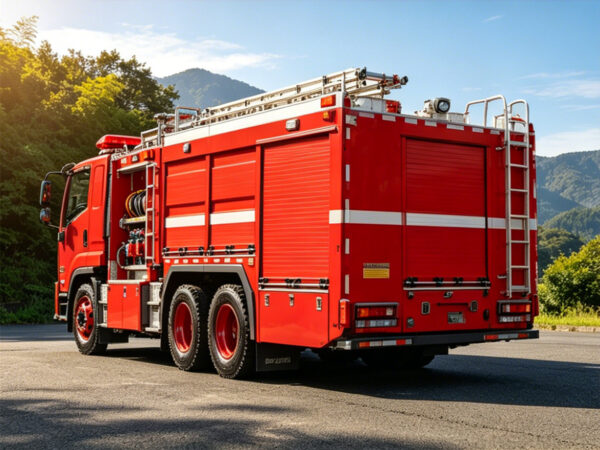 ISUZU Water Fire truck Back