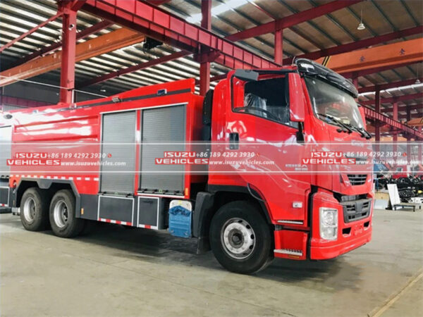 ISUZU Water Tank and Rescue Service Fire Fighting Truck Right