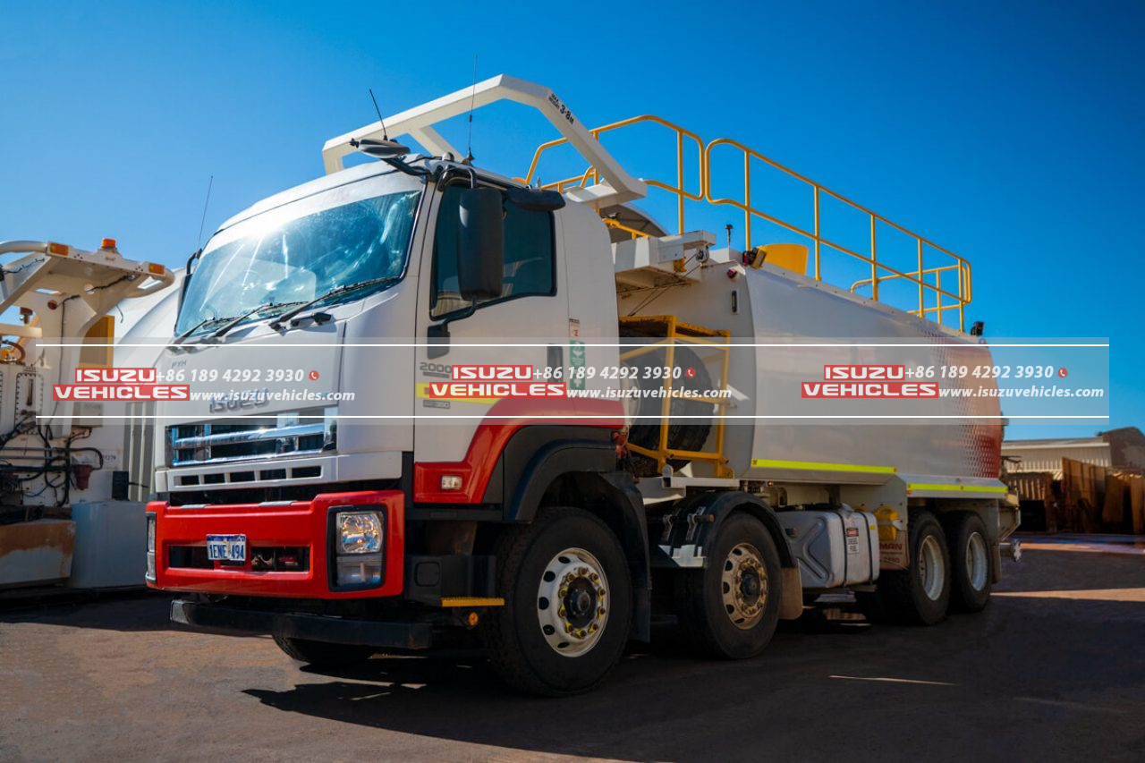 ISUZU Water Mist Trucks in El Salvador: Precision and Efficiency Combined