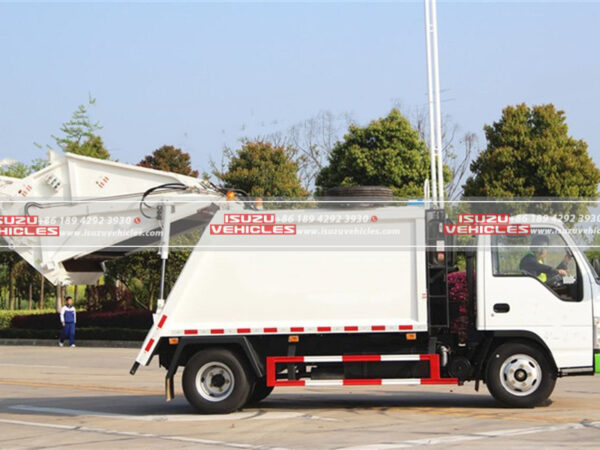 Isuzu 5 CBM Refuse Compactor Truck Body