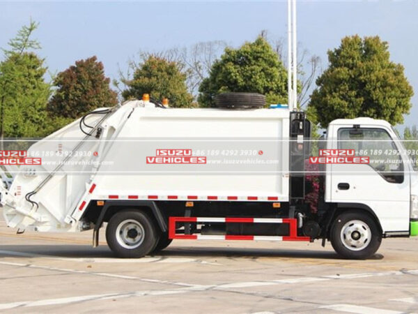 Isuzu 5 CBM Refuse Compactor Truck Container