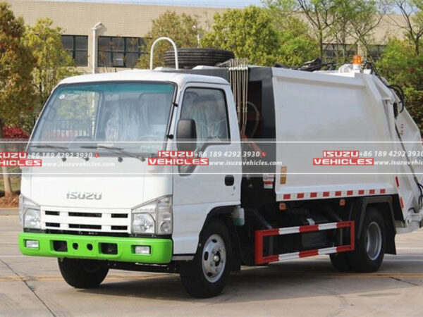 Isuzu 5 CBM Refuse Compactor Truck Left