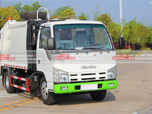 Isuzu 5 CBM Refuse Compactor Truck Side