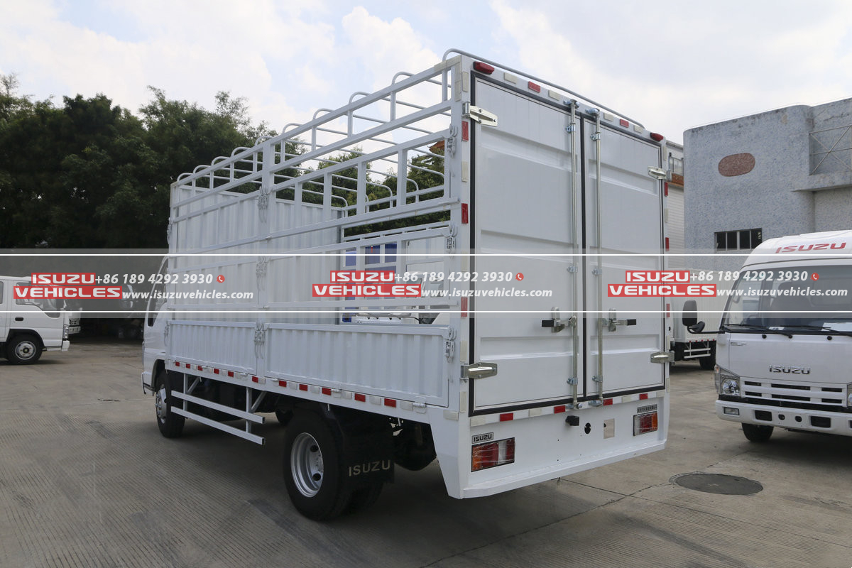 Isuzu 5 Meter Single-Row Box Cage Truck Back Isuzu 5 Meter Single-Row Box Cage Truck Back
