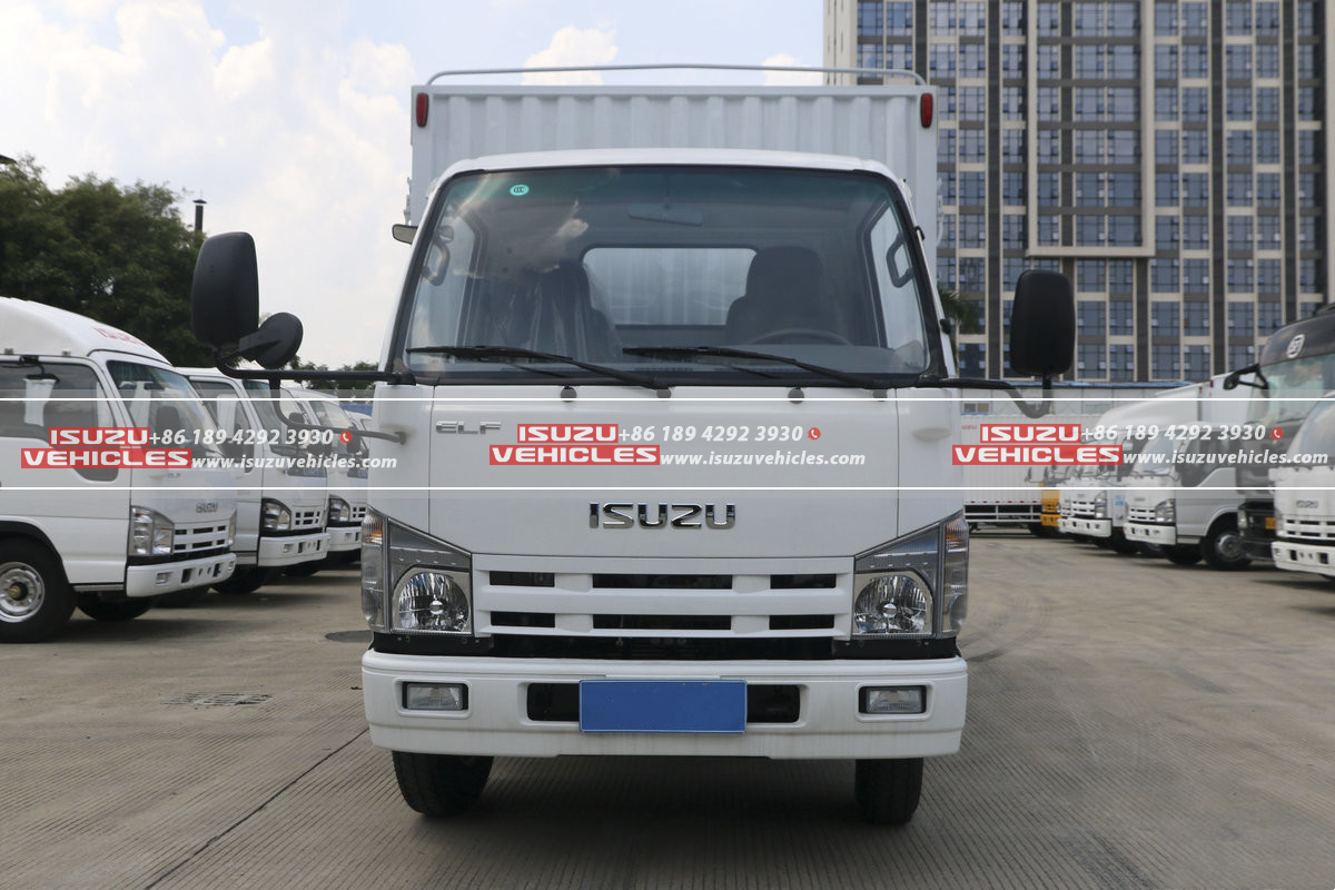 Isuzu 5 Meter Single-Row Box Cage Truck Front