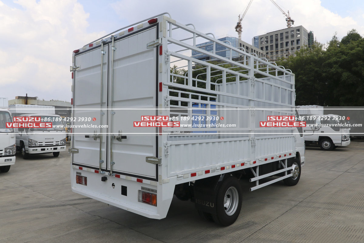 Isuzu 5 Meter Single-Row Box Cage Truck Right Isuzu 5 Meter Single-Row Box Cage Truck Right