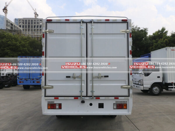 Isuzu 5 Meter Single-Row Box Cage Truck Very Back