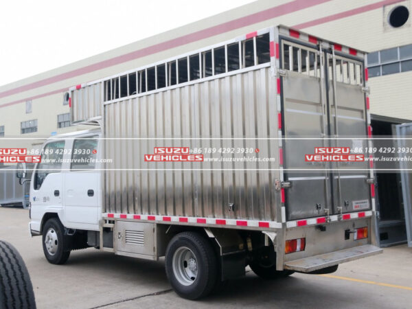 ISUZU 600P 3 Meter Caged Box Truck Back