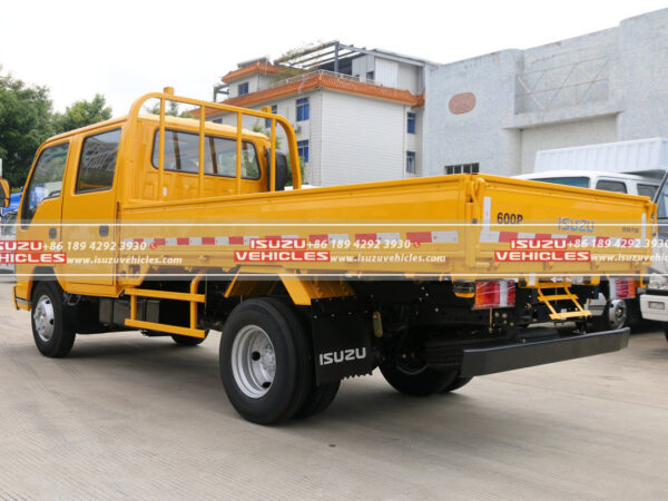 ISUZU 600P 3.2 Meter 130 Horsepower Cargo Truck Left Back