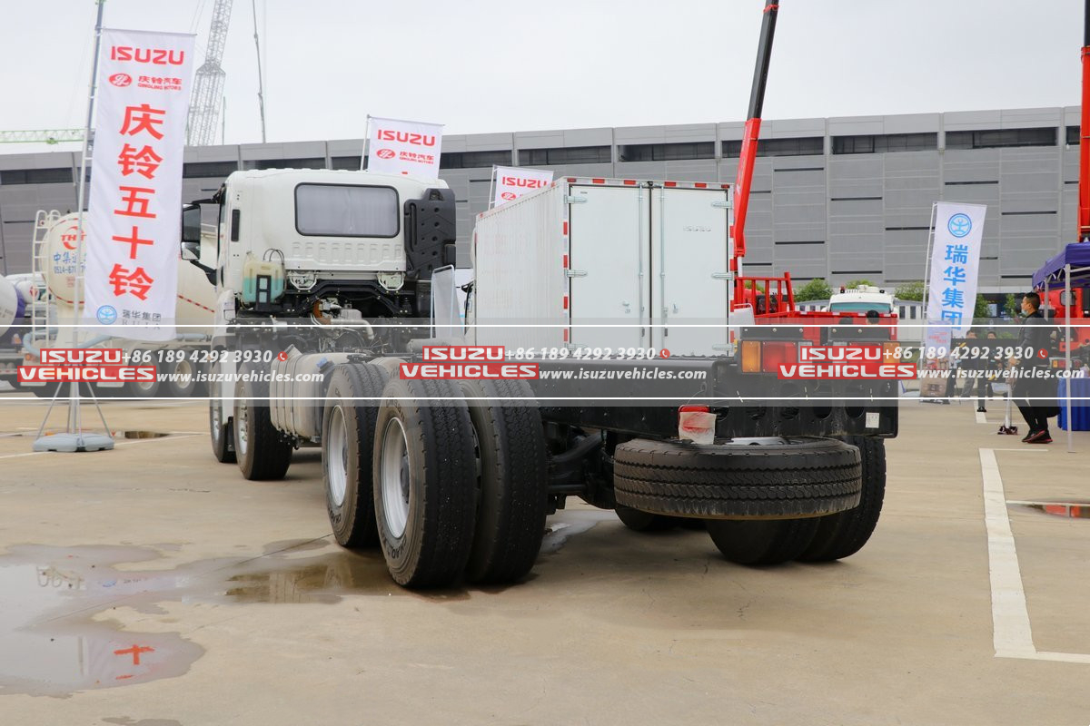 ISUZU GIGA 8X4 520 Horsepower Truck Chassis Side Back ISUZU GIGA 8X4 520 Horsepower Truck Chassis Side Back