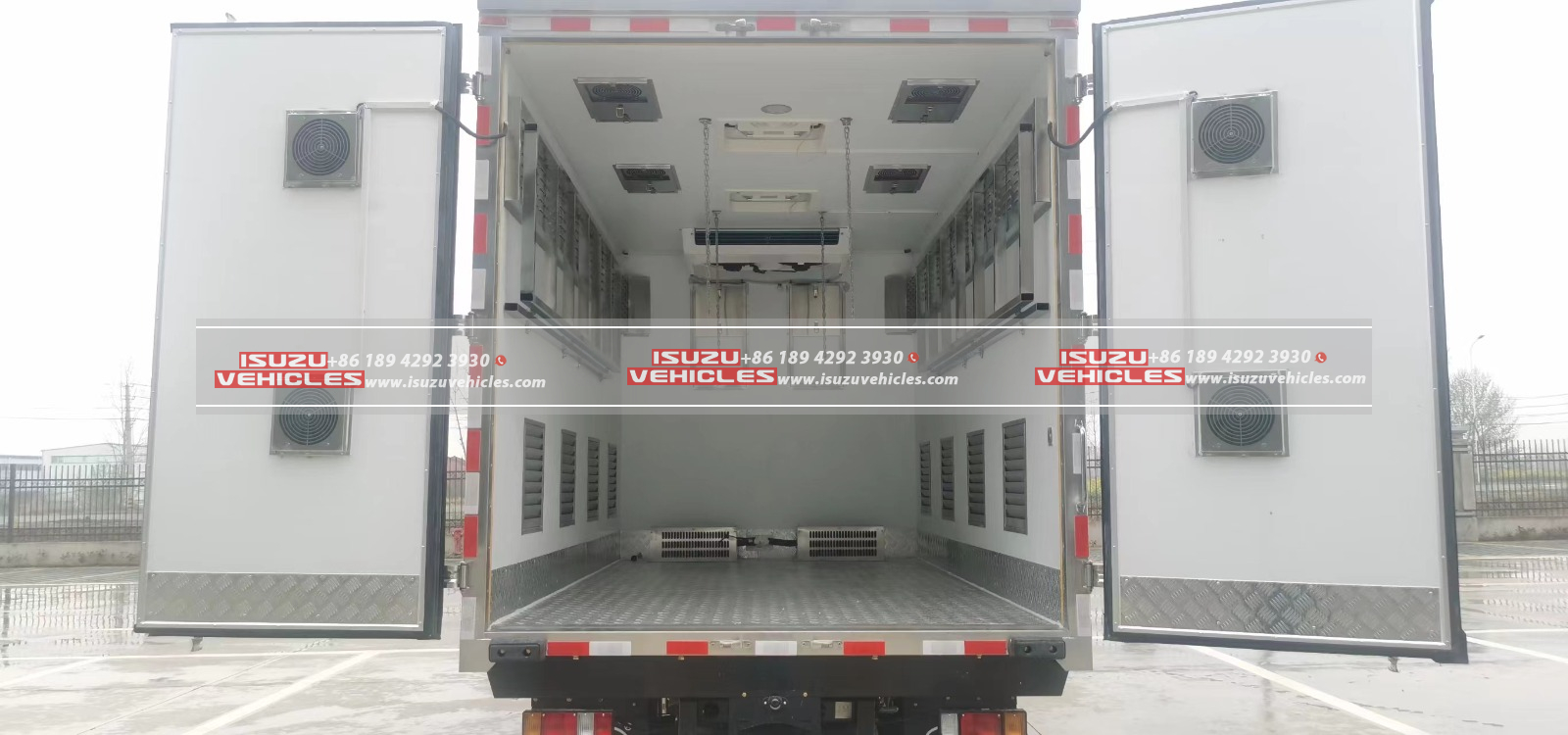 ISUZU Hatched Chicken Transport Van Truck Back ISUZU Hatched Chicken Transport Van Truck Back