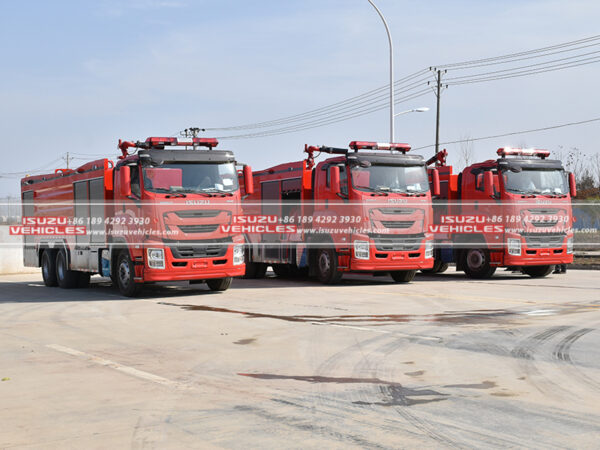 ISUZU 15000L Water Tanker Fire Truck Line