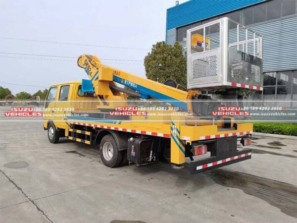 ISUZU 24 Meter Aerial Bucket Truck Side Left