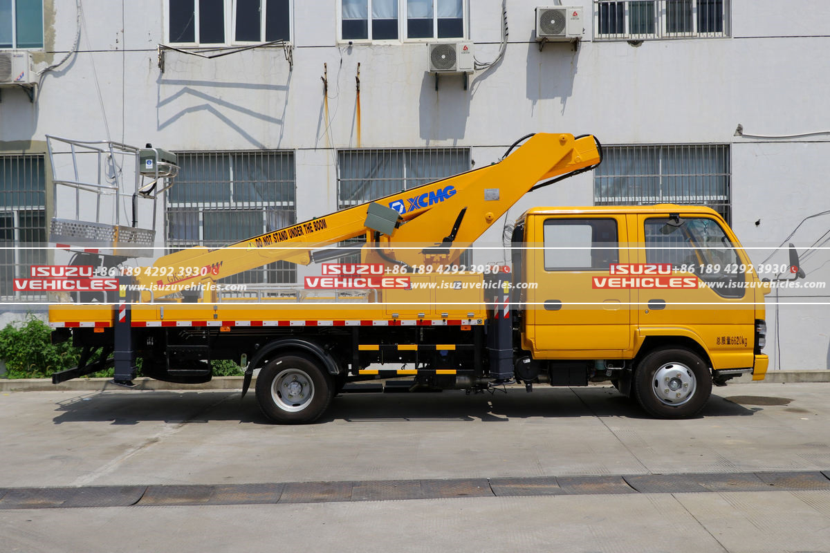 ISUZU Double Row Aerial Platform Work Truck Body ISUZU Double Row Aerial Platform Work Truck Body