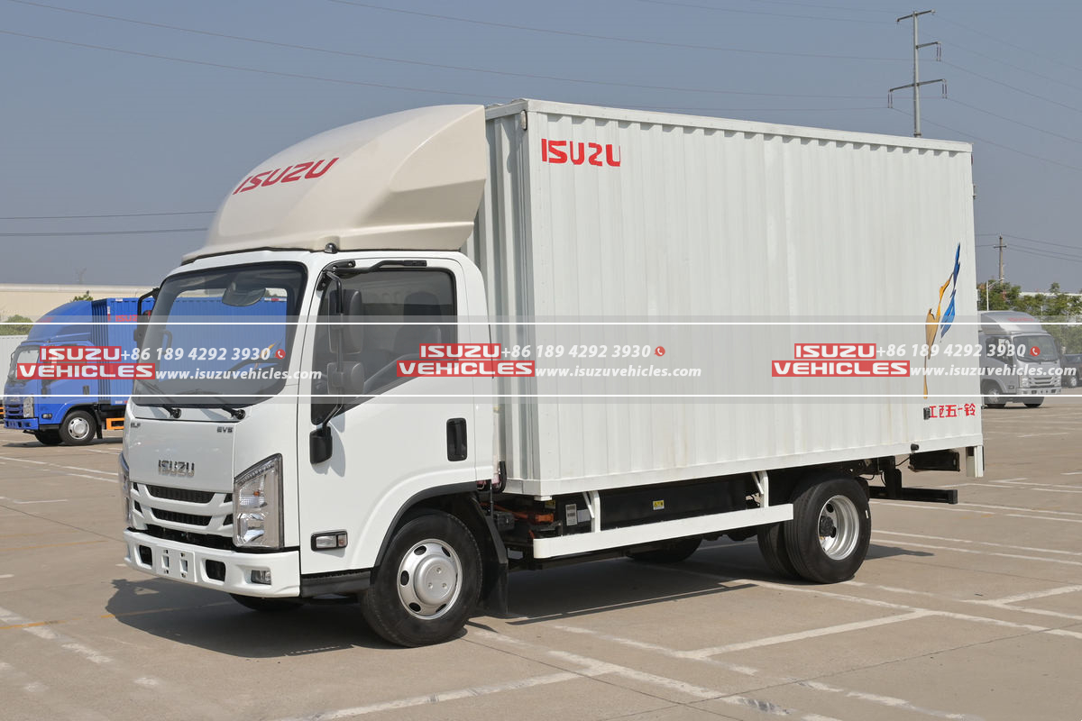 ISUZU ELF Electric 4.2 Meter Box Truck Side ISUZU ELF Electric 4.2 Meter Box Truck Side