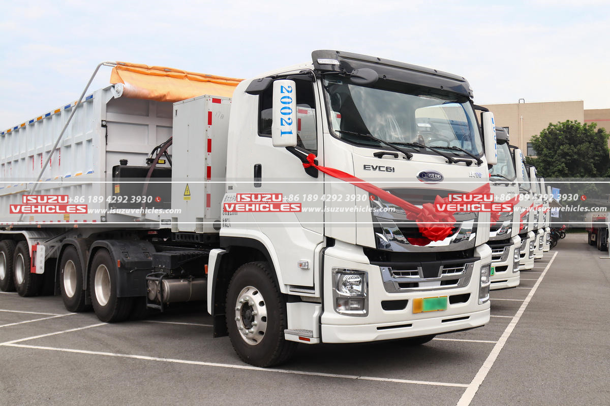 ISUZU Electric 64 Tractor Truck Side ISUZU Electric 64 Tractor Truck Side